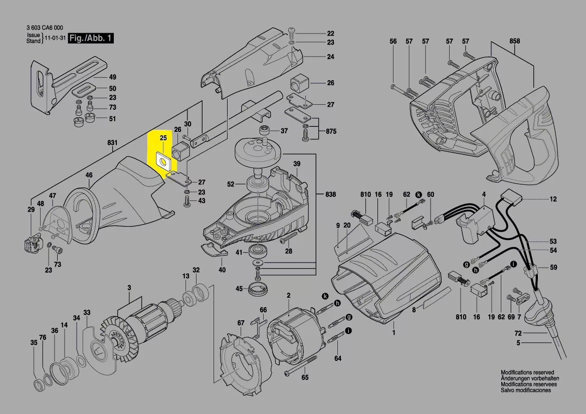 joint feutre réf. 1 619 P04 821 Bosch
